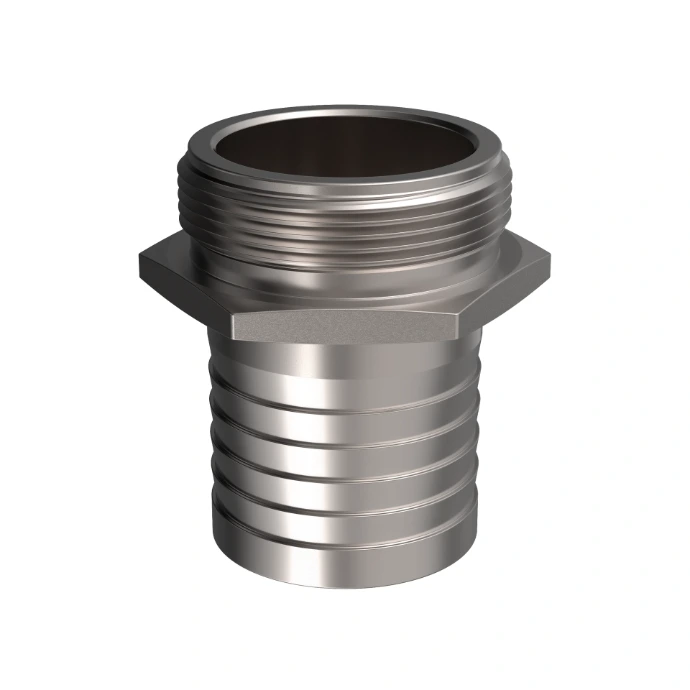 Illustrations of a threaded coupling at Articom - front view