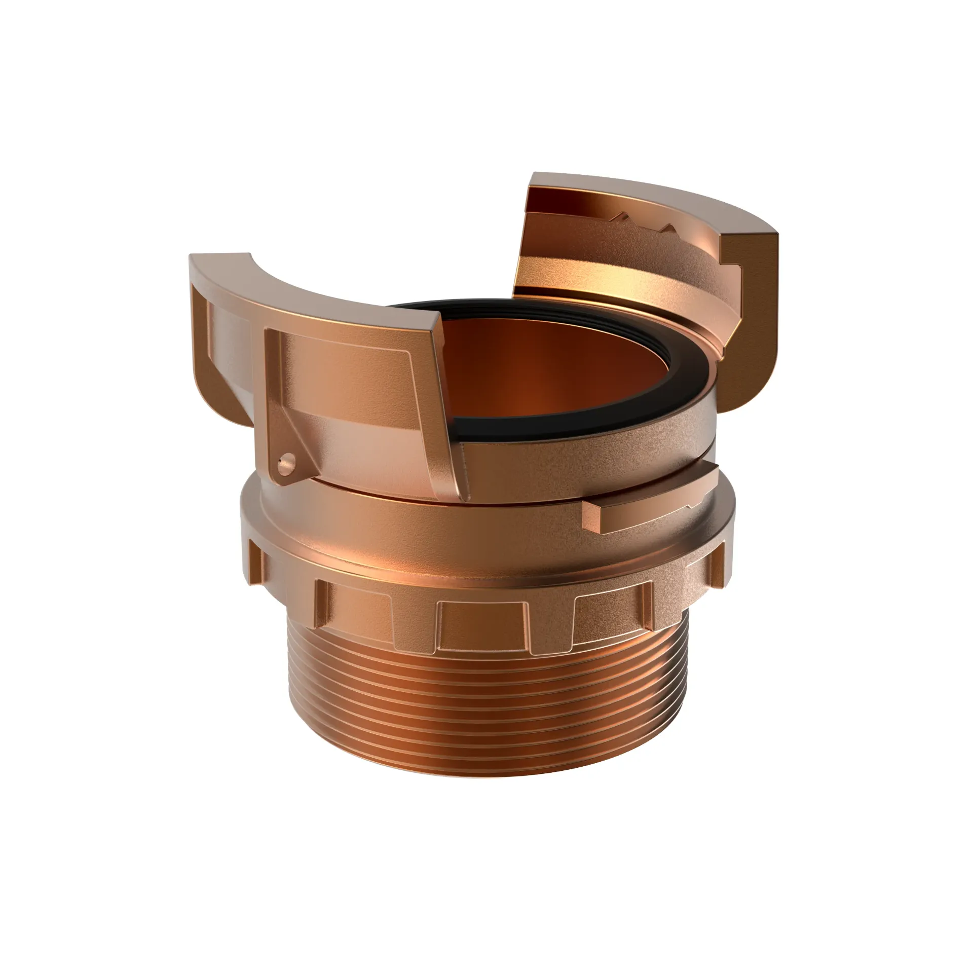 DSP coupling brass -nl 45mm 1.1/2" m