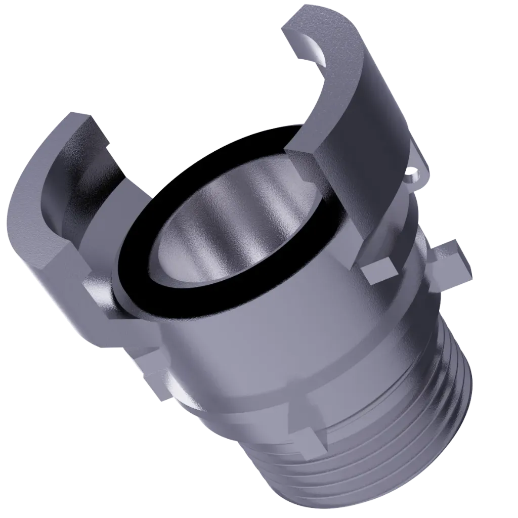 [GUM025G] Guillemin DN25 x Male 1" avec verrou - en alu