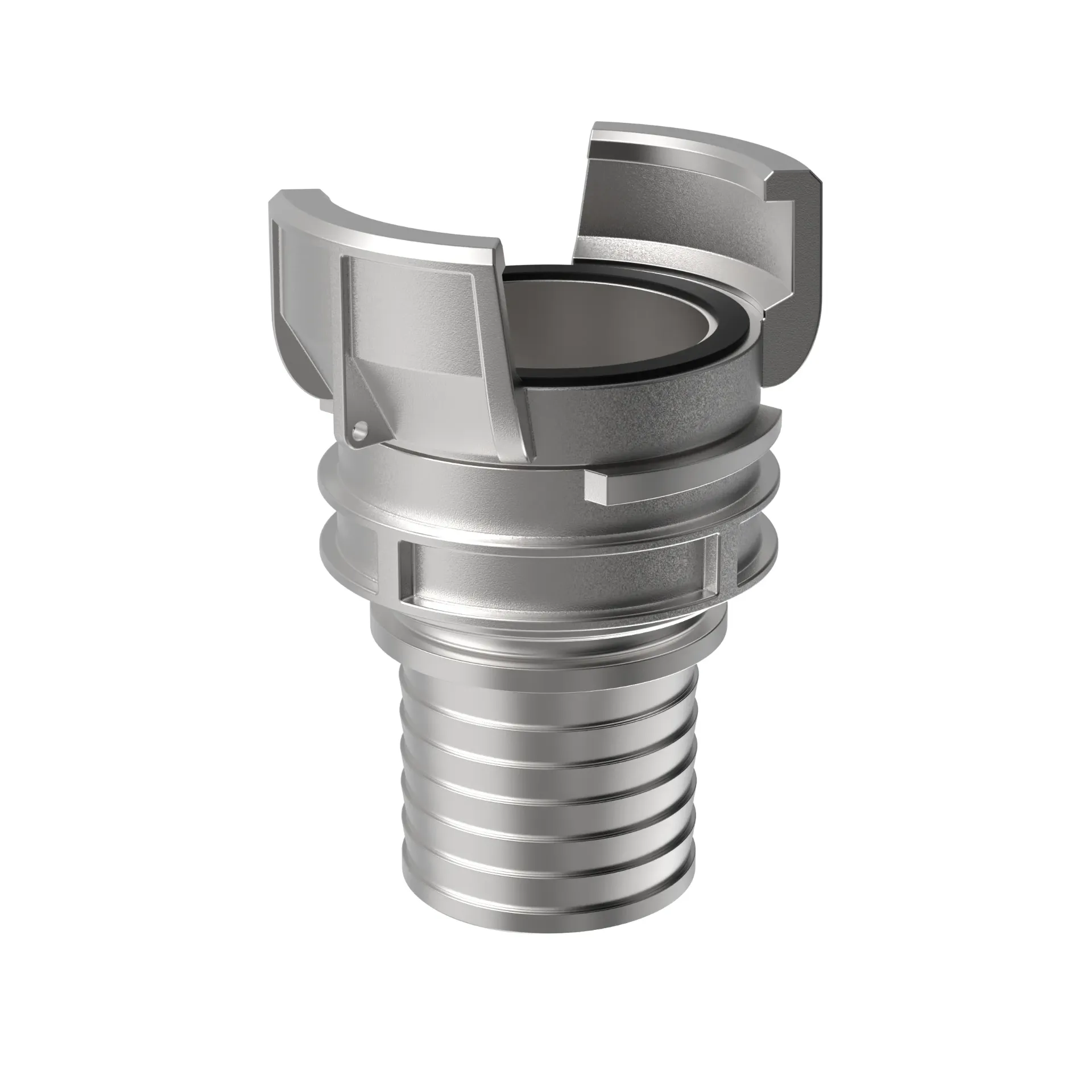 Guillemin DN80 x Man. 3" met grendel - RVS